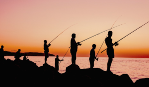 Meet with others and go fishing